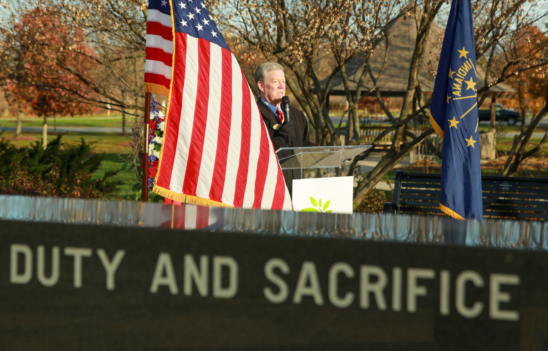 Veterans Service Memorial in Foundation Meadows Park